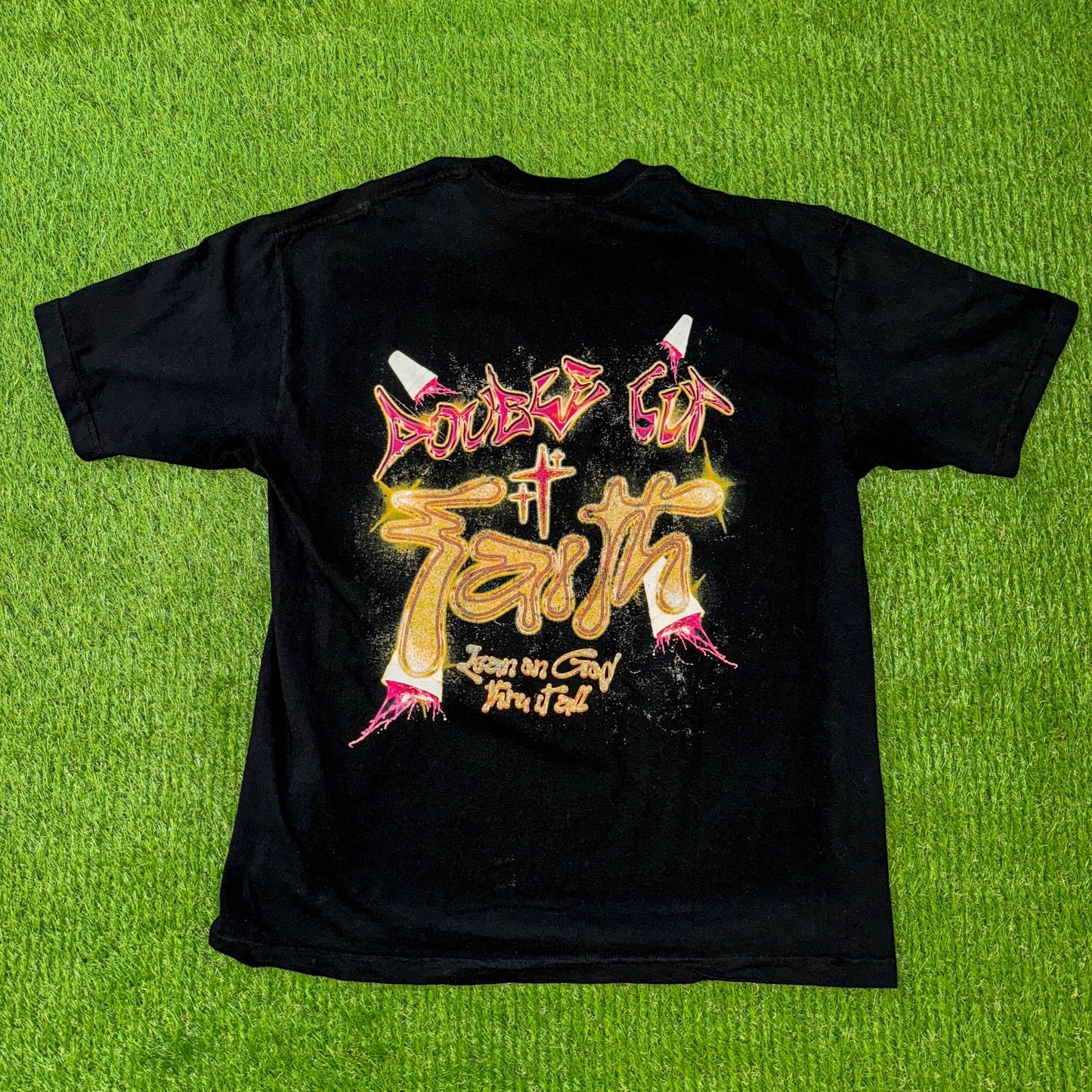DBL CUP FAITH - BLACK TEE