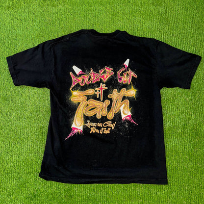 DBL CUP FAITH - BLACK TEE