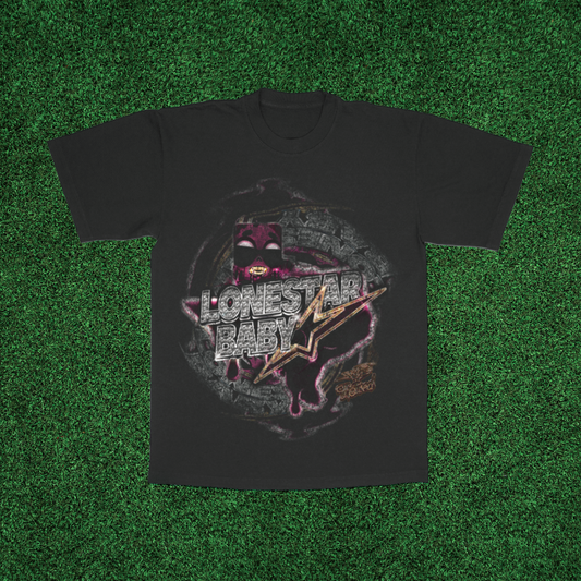 DOWN SOUTH BABY - VINTAGE BLACK TEE