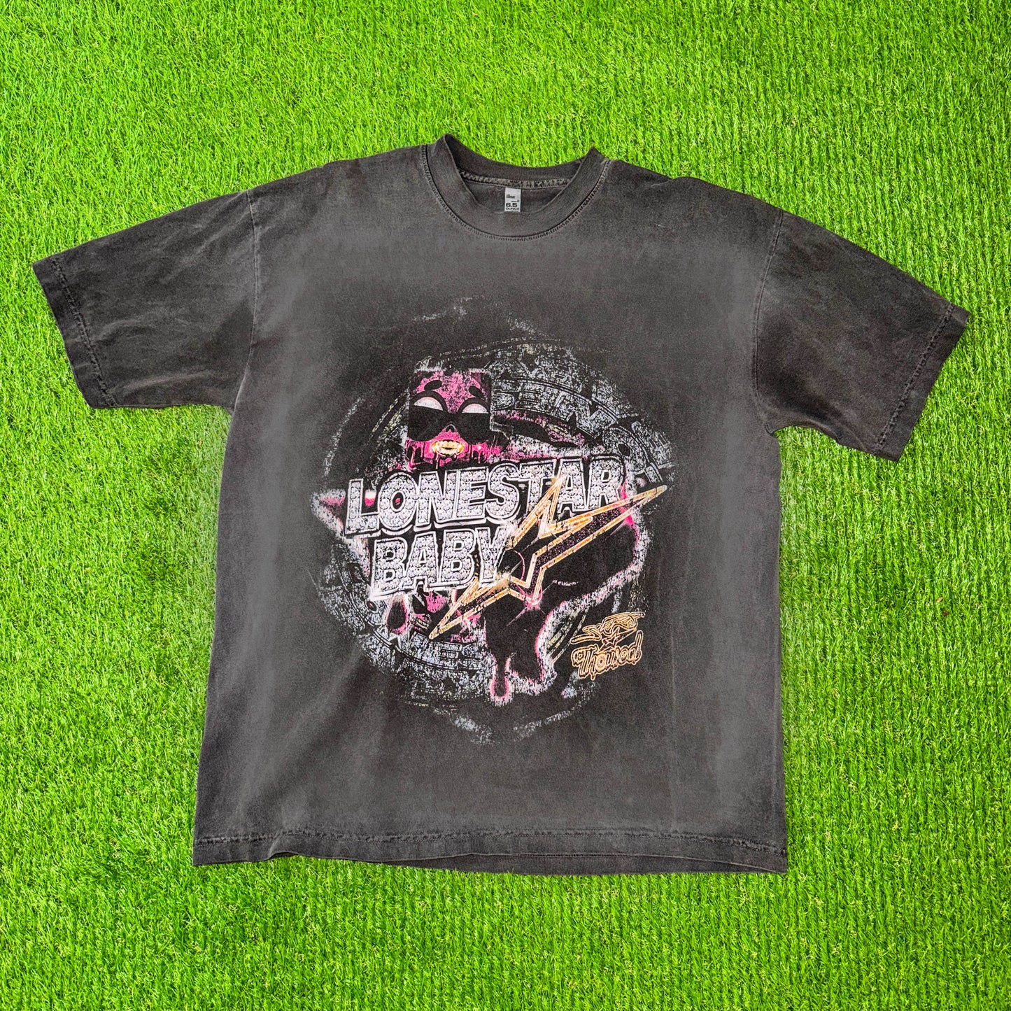 DOWN SOUTH BABY - VINTAGE BLACK TEE