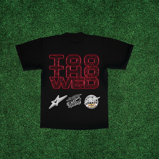 TOO THOWED RED - BLACK SHIRT