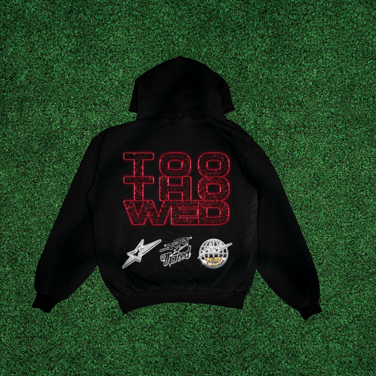 TOO THOWED RED - HOODIE