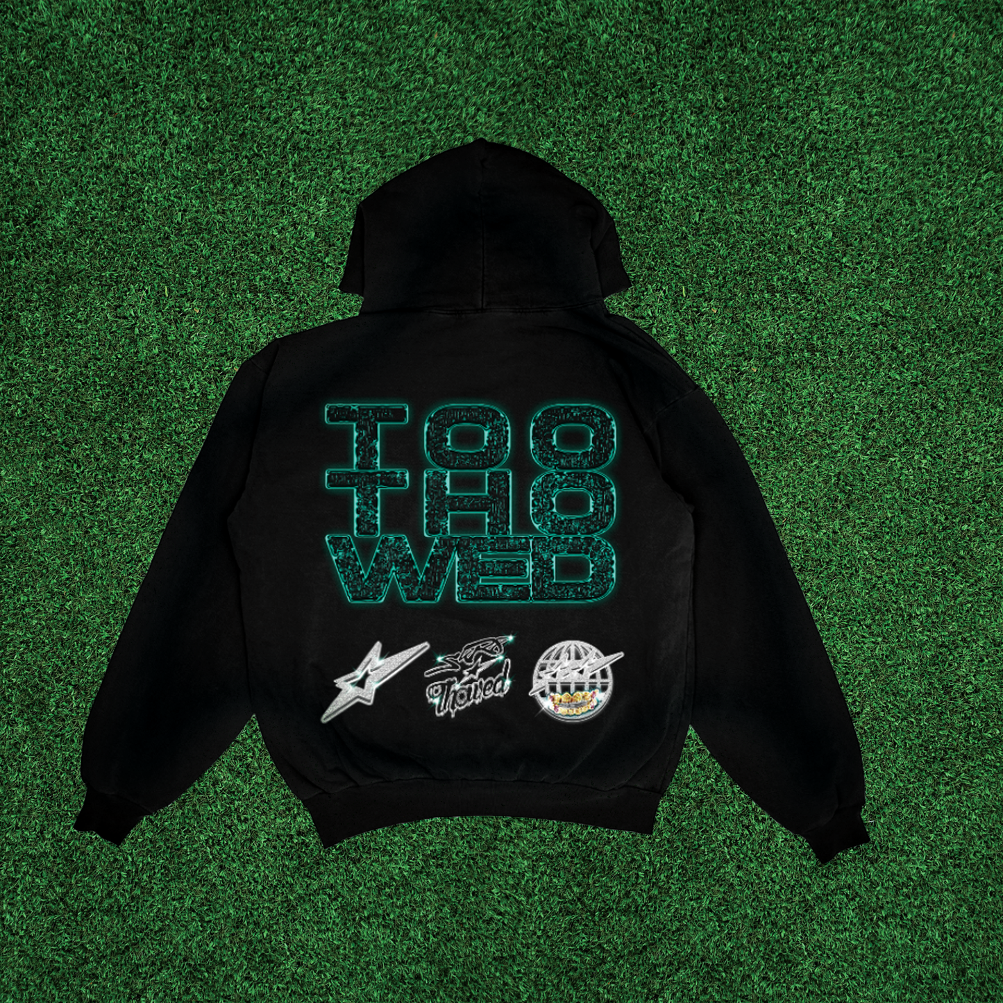 TOO THOWED TEAL - HOODIE